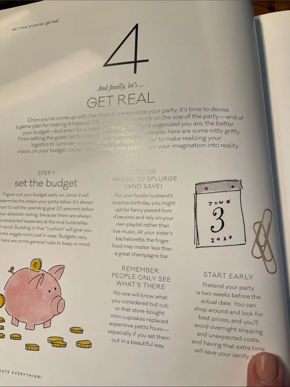 Celebrate Everything! by Darcy Miller - Party Ideas Book (White & Gold Accents)